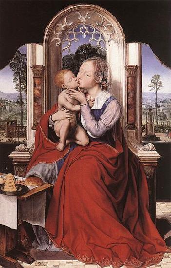 Quentin Matsys The Virgin Enthroned oil painting image